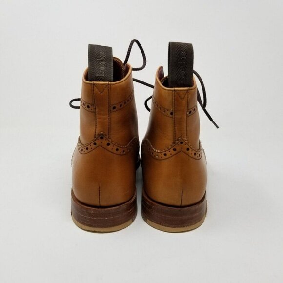 Loake Anne Leather Boots Brown Tan UK Size 5 Made In England 524526 0011 - Picture 3 of 10
